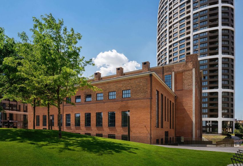 Exterior of Jurkovič Heating plant by DF Creative Group