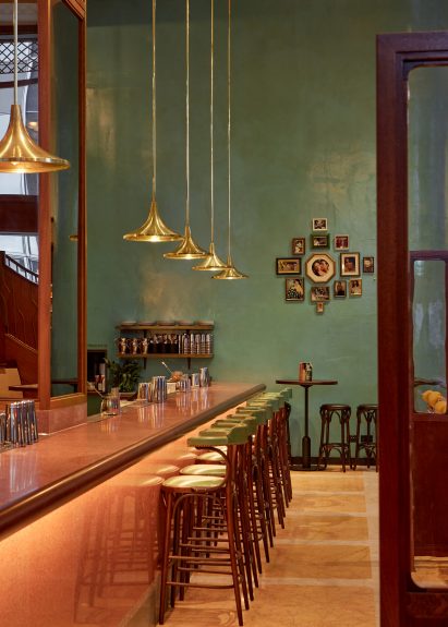 Bar in Dishoom Canary Wharf