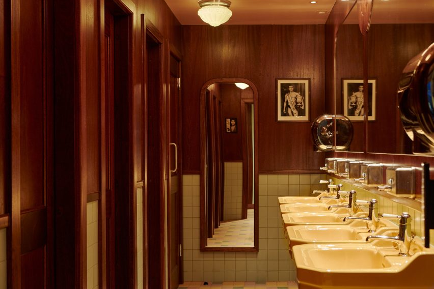 Bathrooms in Dishoom Canary Wharf