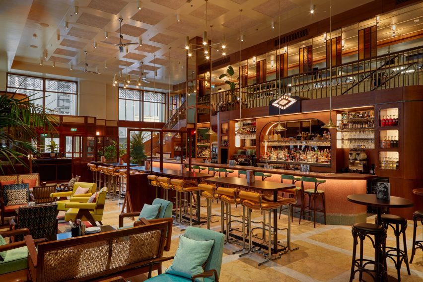 Bar in Dishoom Canary Wharf