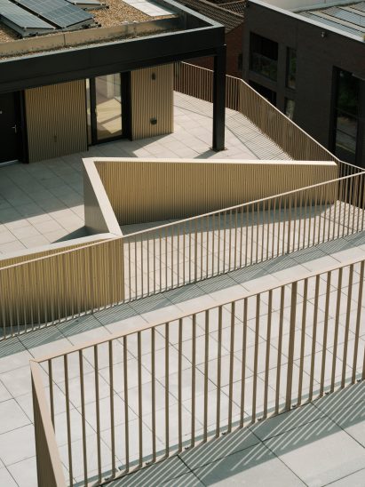 Angular balconies