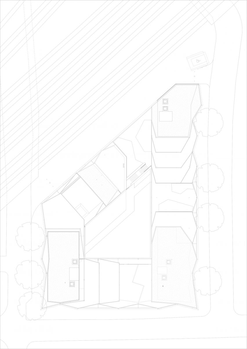 Floor plan of Dockley Apartments in London by Studio Woodroffe Papa and Poggi Architecture
