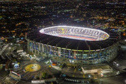 Estadio Azteca, Mexico City, Mexico, by Pedro Ramírez Vázquez and Rafael Mijares Alcérreca