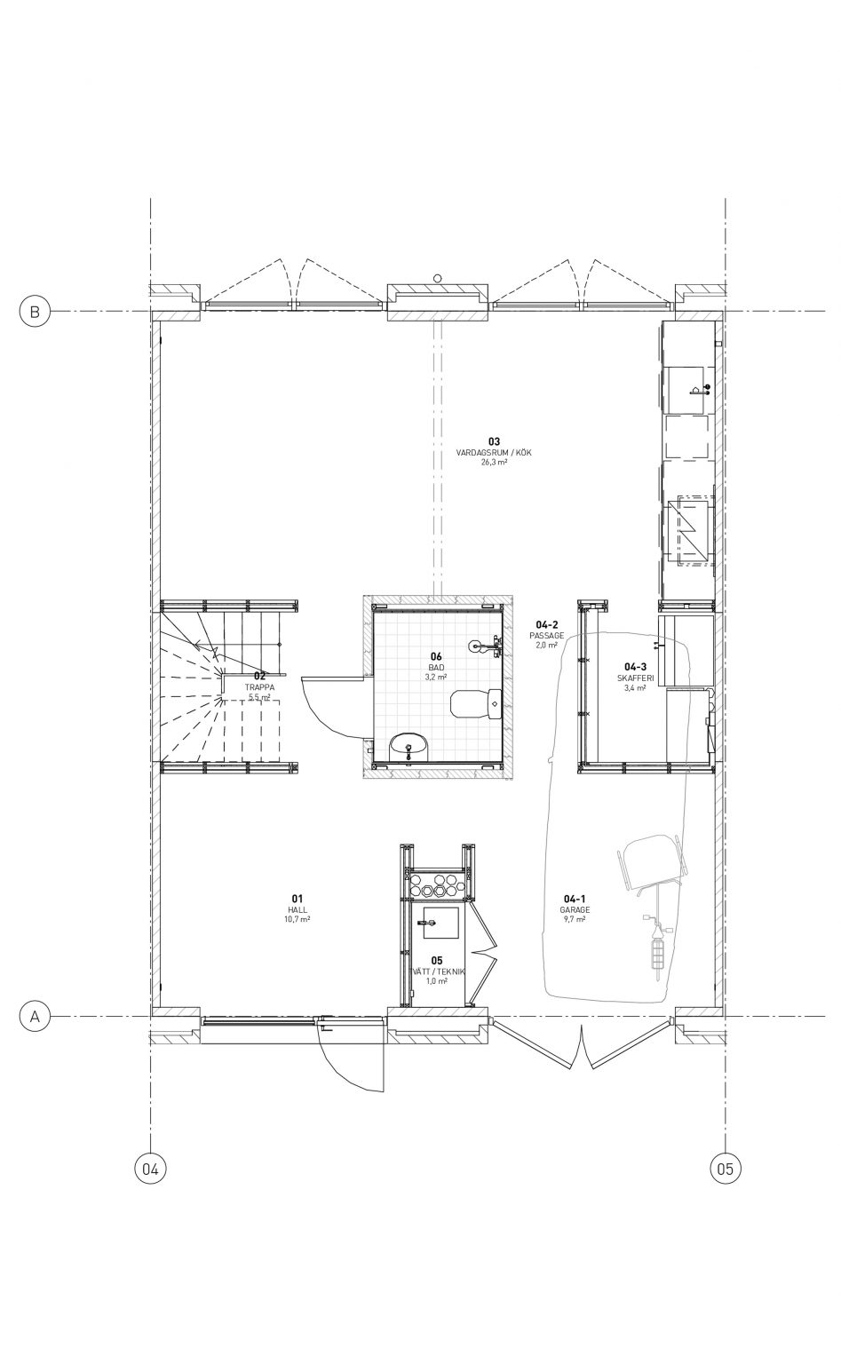 Ground floor plan of Twelve Houses