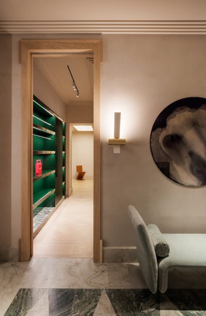 View from hallway in Habitat 100 in Stockholm