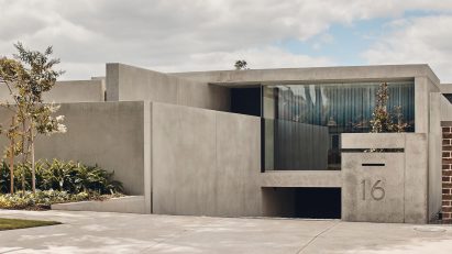Exterior of The Courtyard Residence by FGR Architects