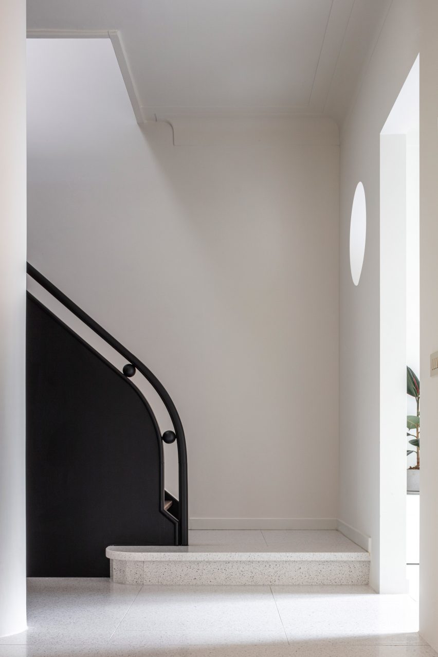 Staircase in House Mellinet by Atelier Fréderic Louis