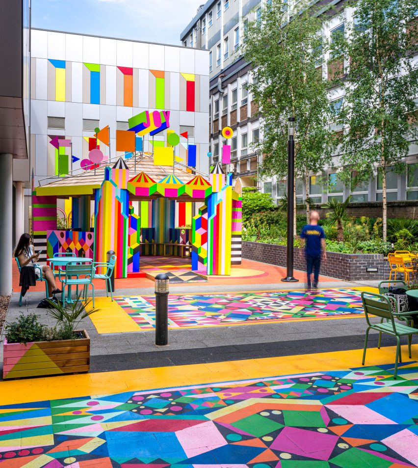 The Joy Garden by Morag Myersough at Sheffield Children's Hospital