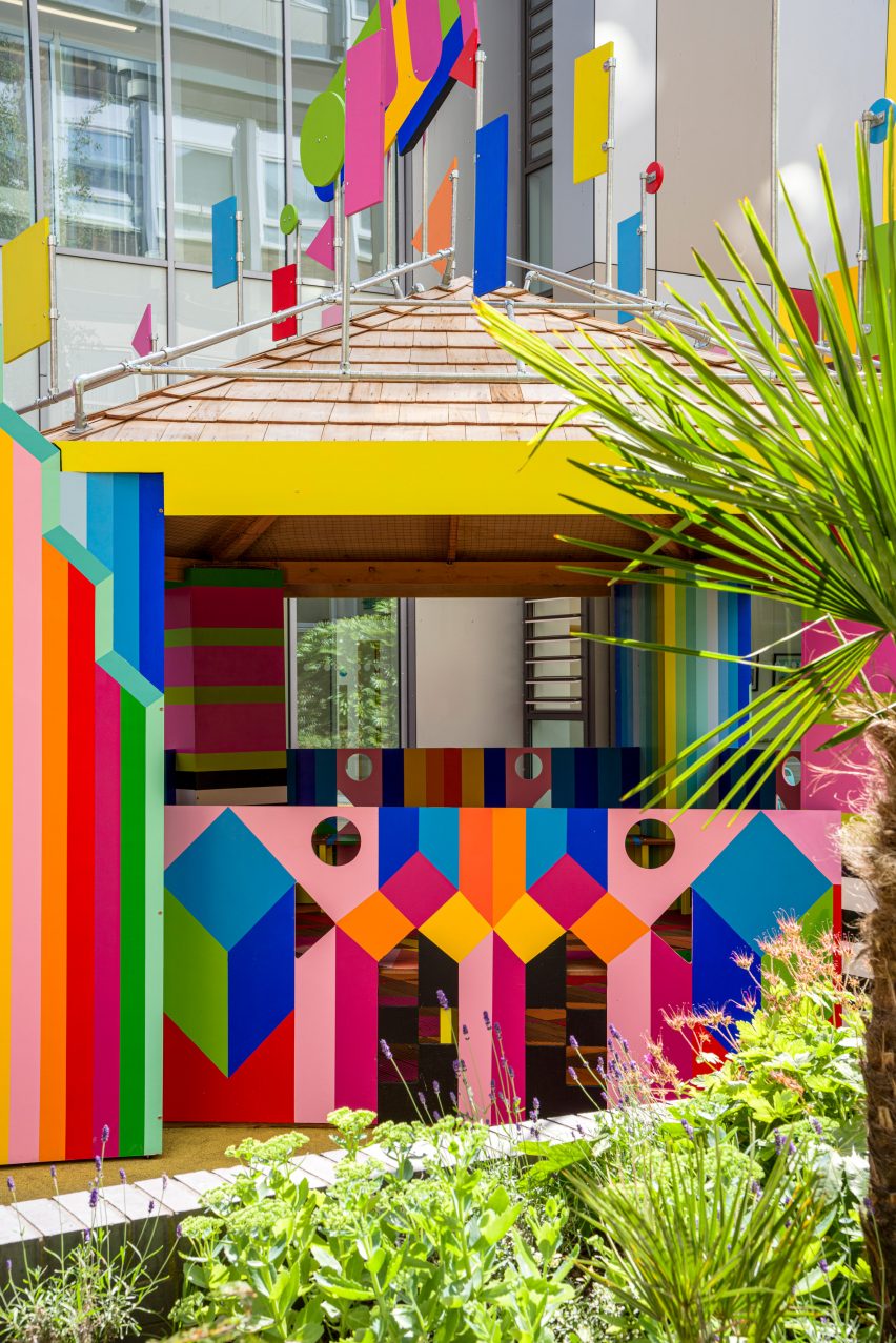 The Joy Garden by Morag Myersough at Sheffield Children's Hospital