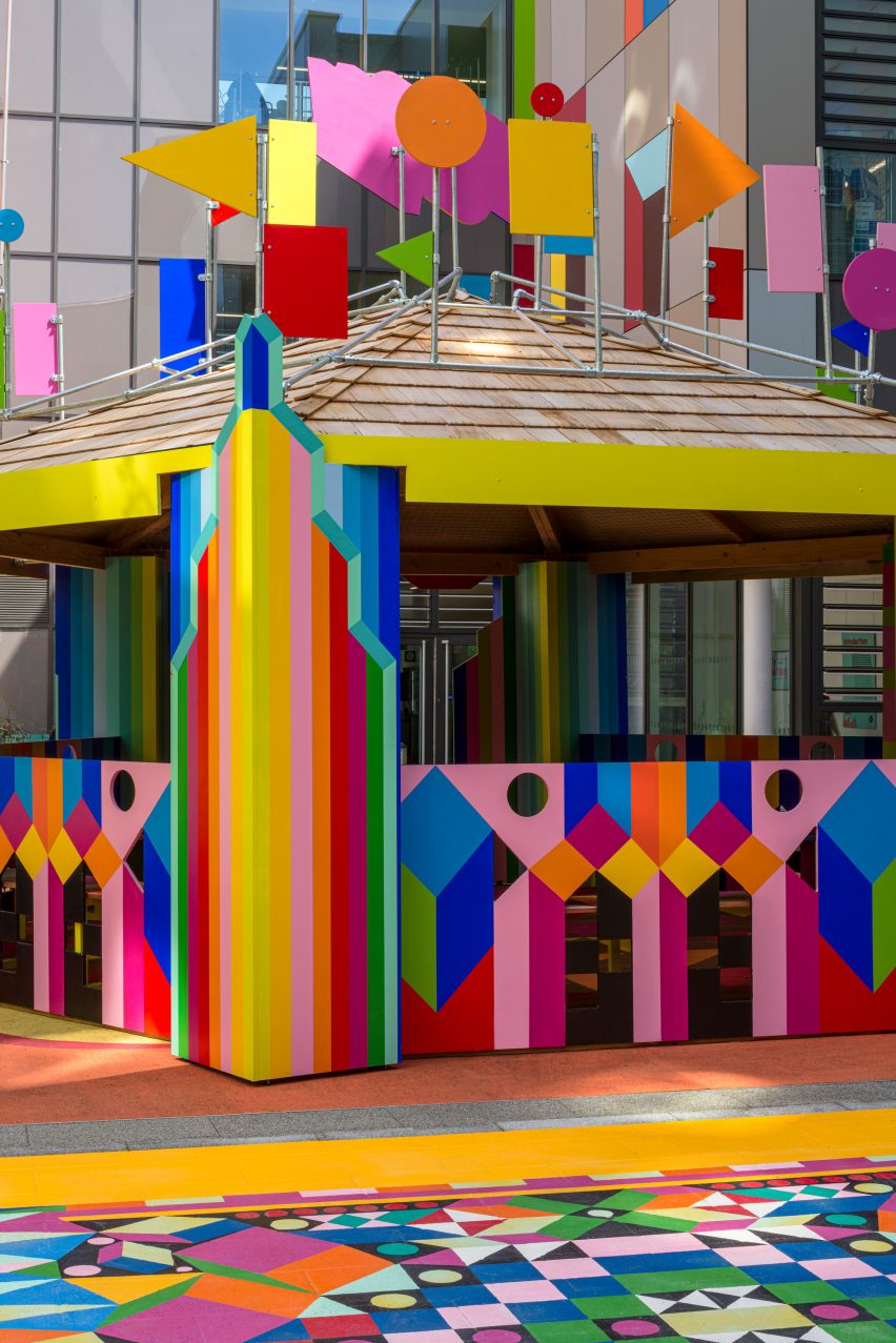 The Joy Garden by Morag Myersough at Sheffield Children's Hospital