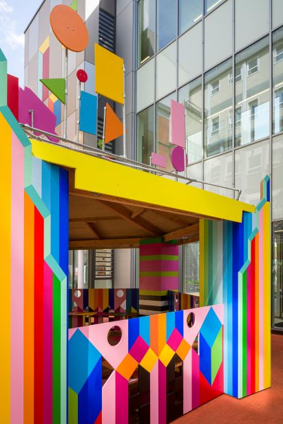 Pavilion in the Joy Garden at Sheffield Children's Hospital