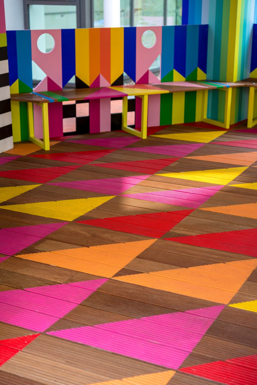 The Joy Garden by Morag Myersough at Sheffield Children's Hospital