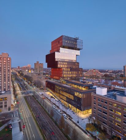 Boston University Centre for Computing & Data Science from the street