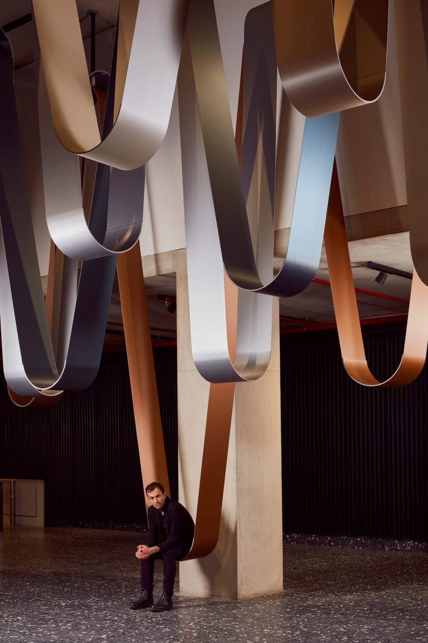 Artist Paul Cocksedge at The Rowe