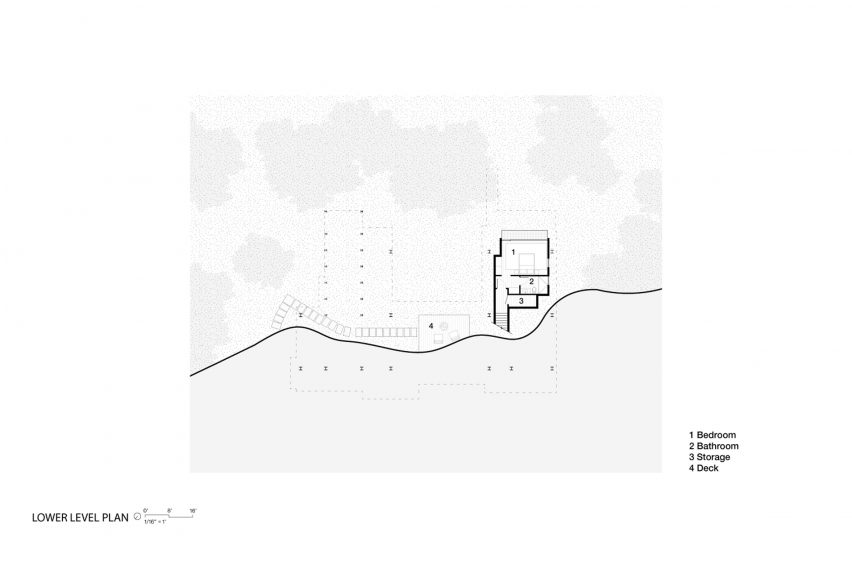 Lower floor plan