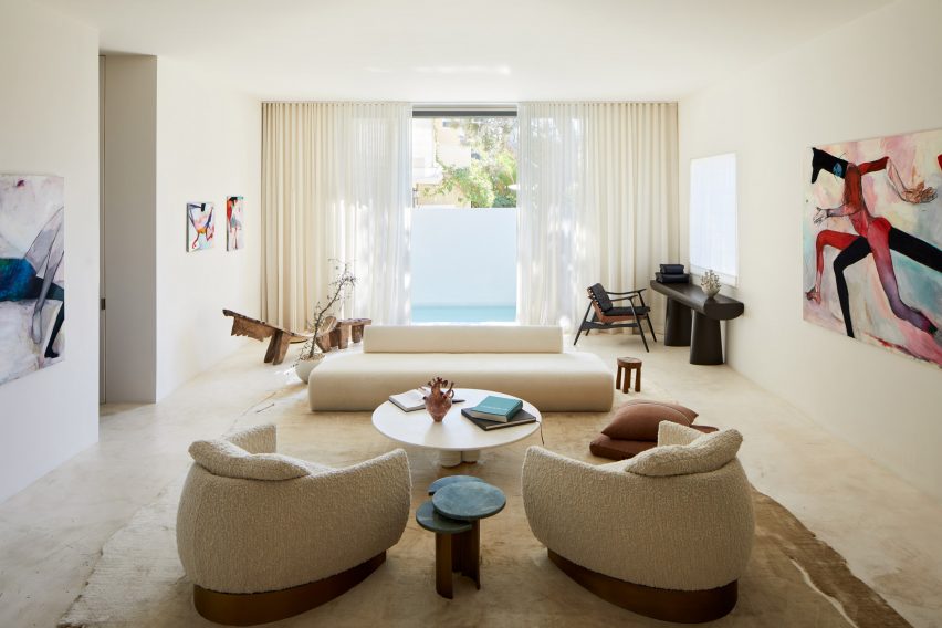 Living room in Maison Lune