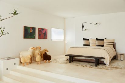 Bedroom with stuffed animals