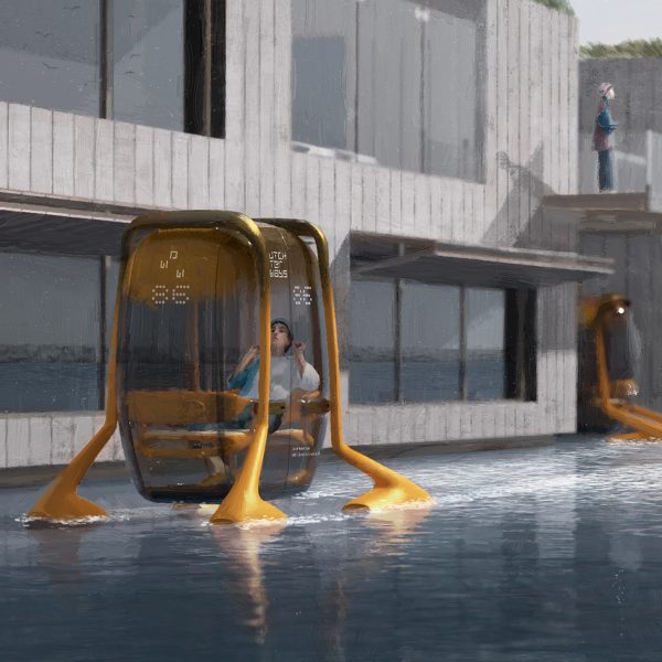 Transportation design student project by student at Umea Institute of Design