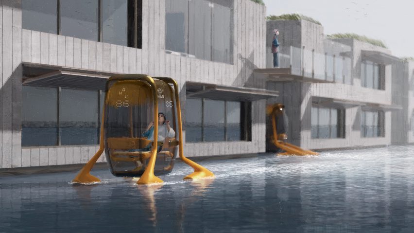 Transportation design student project by student at Umea Institute of Design