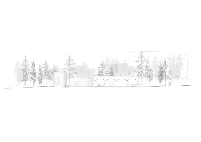 Section of Art Sauna