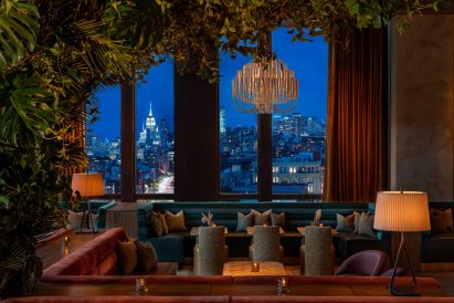 Highlight Room seating in Moxy Lower East Side