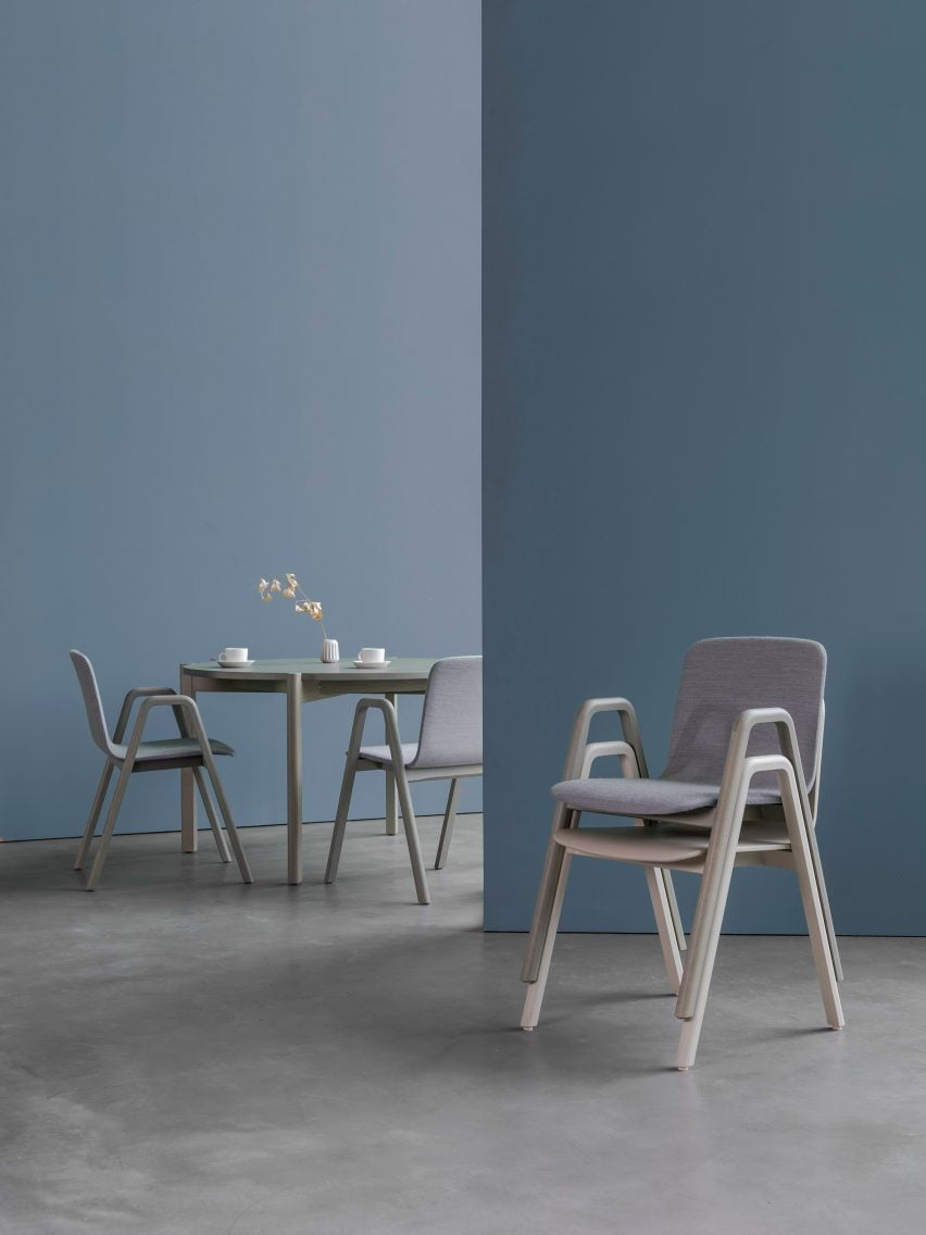 Naku Stack chair by Harri Korhonen for Inno