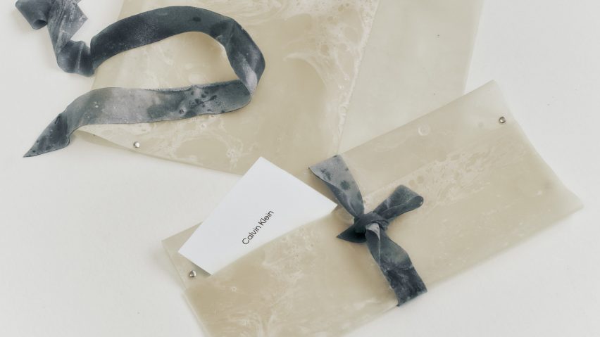 Gift wrap by Natural Material Studio for Calvin Klein