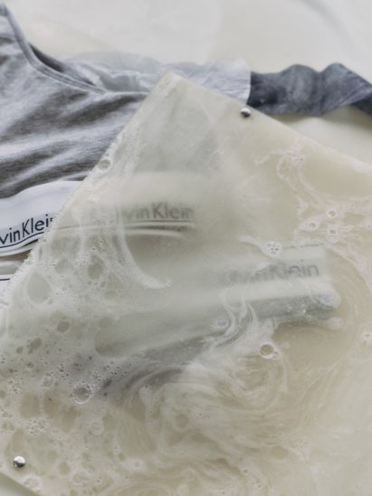 Reusable gift wrap for Calvin Klein by Natural Material Studio