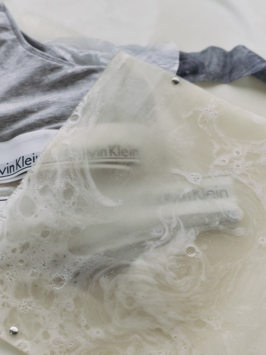 Reusable gift wrap for Calvin Klein by Natural Material Studio