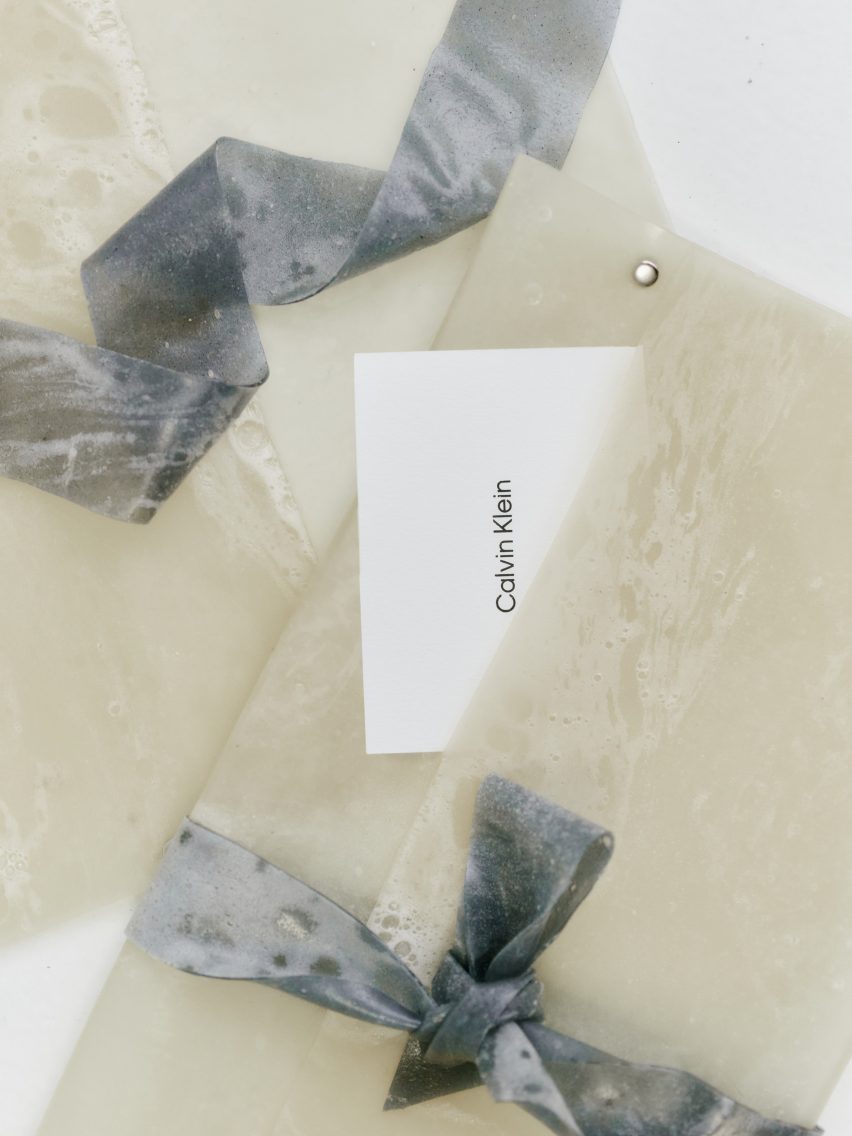 Reusable gift wrap for Calvin Klein by Natural Material Studio