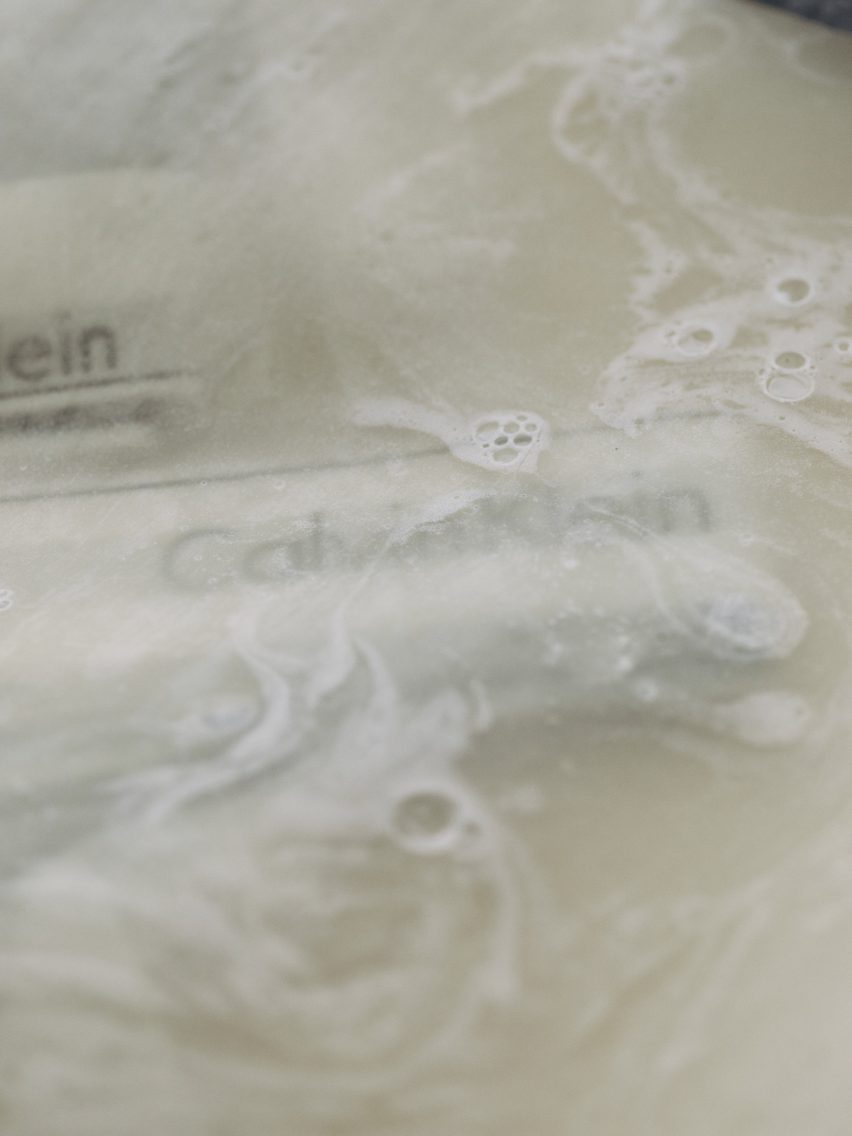 Reusable gift wrap for Calvin Klein by Natural Material Studio