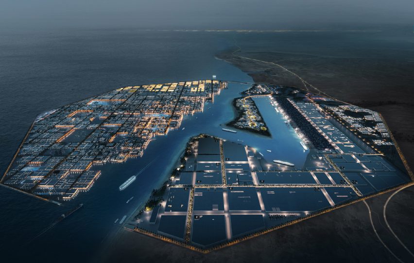 Oxagon port at Neom