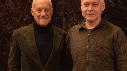 Norman Foster and mayor Igor Terejov