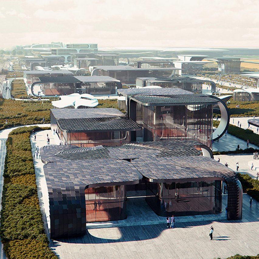 Visual of dismantable modular pavilions
