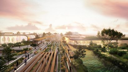 Main boulevard of Odesa Expo 2030 masterplan