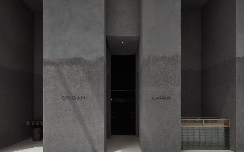 Origami sushi restaurant in The Dubai Mall by VSHD Design