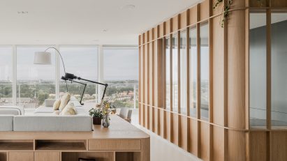 Interior of Panorama Penthouse by Bureau Fraai