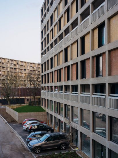 View of Phase 4 of Park Hill estate from Phase 2