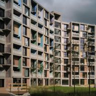 Exterior of Phase 2 of Park Hill estate in Sheffield