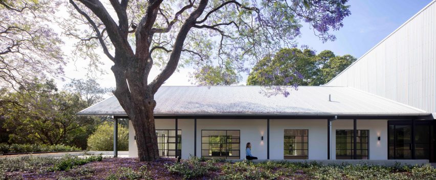 Exterior of Parramatta Park Pavilion by Sam Crawford Architects