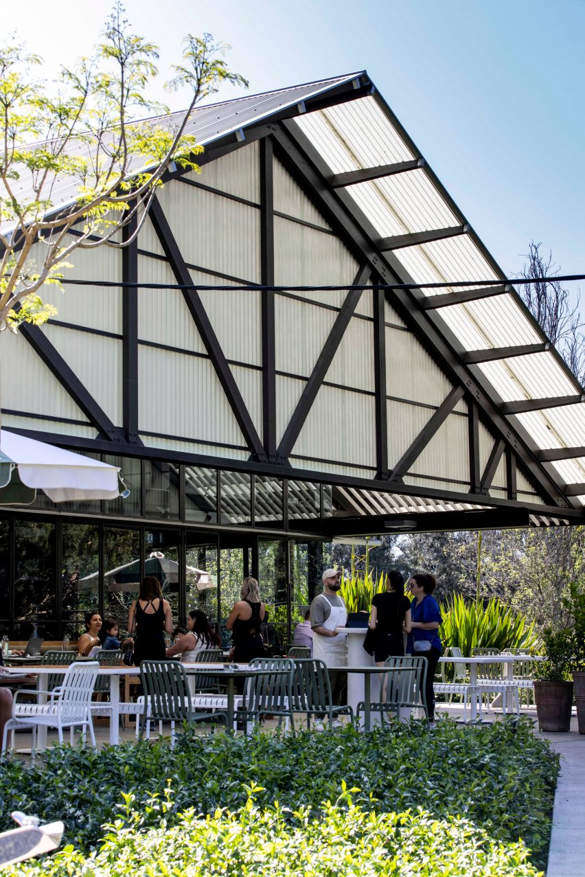 Exterior of Parramatta Park Pavilion by Sam Crawford Architects