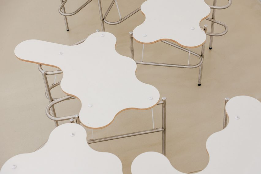 Partly Cloudy Tables by McCloy + Muchemwa and Mitre & Mondays