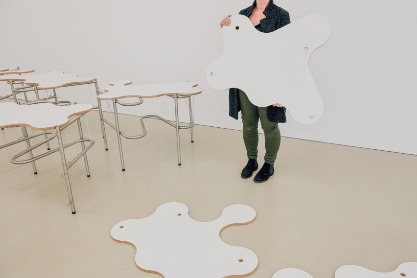 Partly Cloudy Tables by McCloy + Muchemwa and Mitre & Mondays