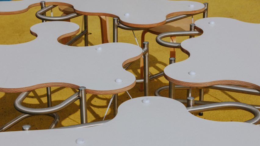 Partly Cloudy Tables by McCloy + Muchemwa and Mitre & Mondays