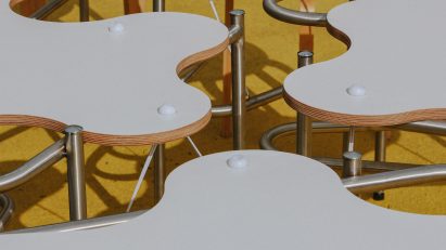 Partly Cloudy Tables by McCloy + Muchemwa and Mitre & Mondays