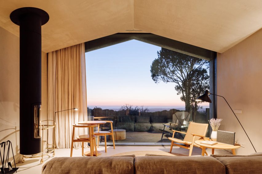 Window at Pateos houses by Manuel Aires Mateus