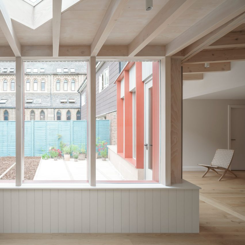Skylight inside London house