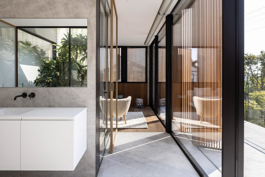 Wood Slatted House by Pitsou Kedem