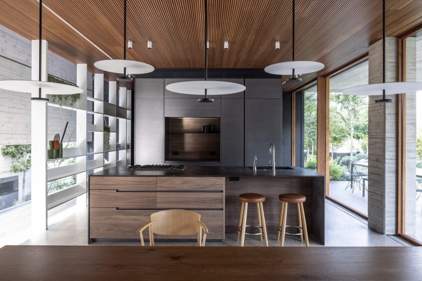 Wood Slatted House by Pitsou Kedem
