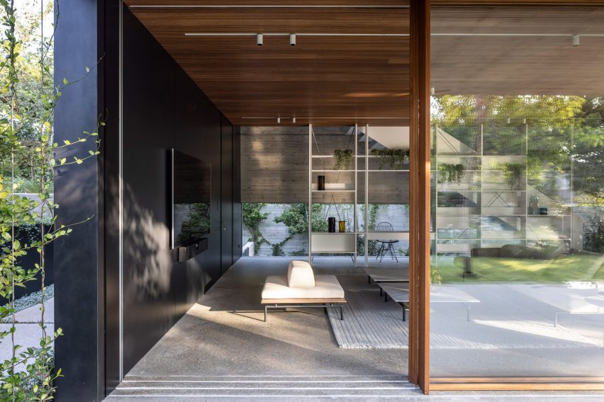 Wood Slatted House by Pitsou Kedem